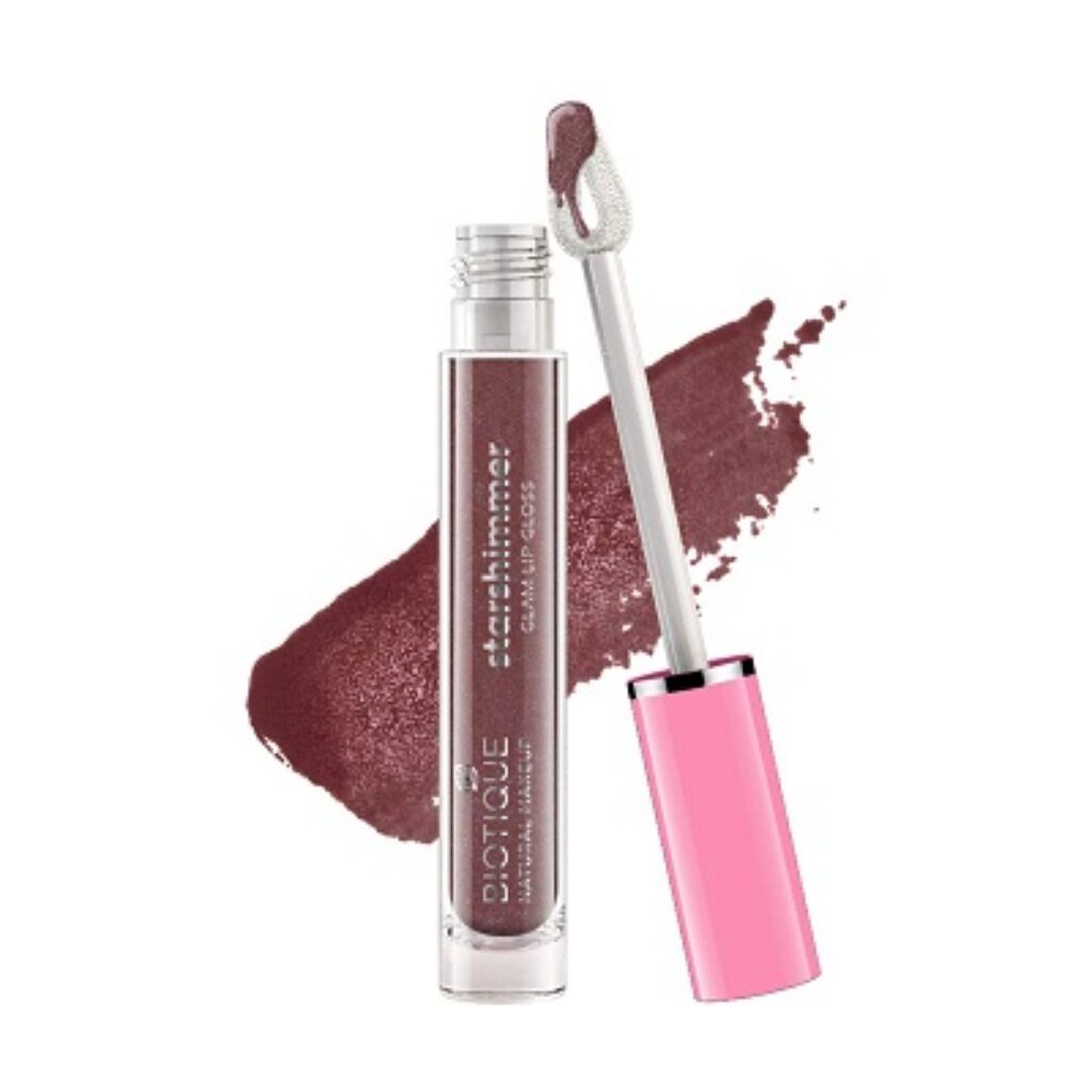 Biotique Natural Makeup Starshimmer Glam Lipgloss, Love Buzz