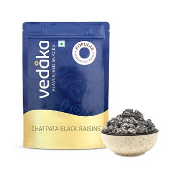 Amazon Brand - Vedaka Chatpata Black Raisin