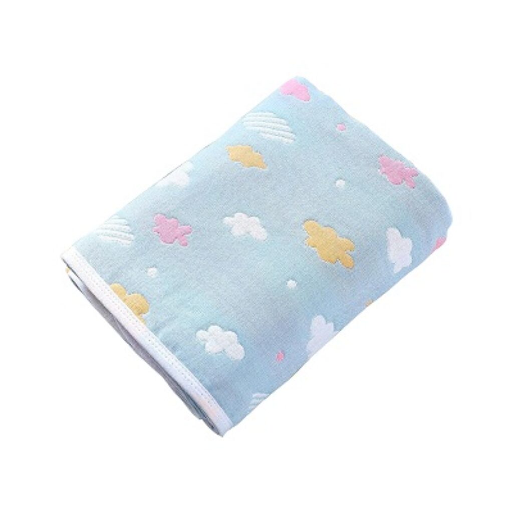 SYGA 110 cm Baby Swaddle Blankets 6 Layer Muslin Swaddle Wrap