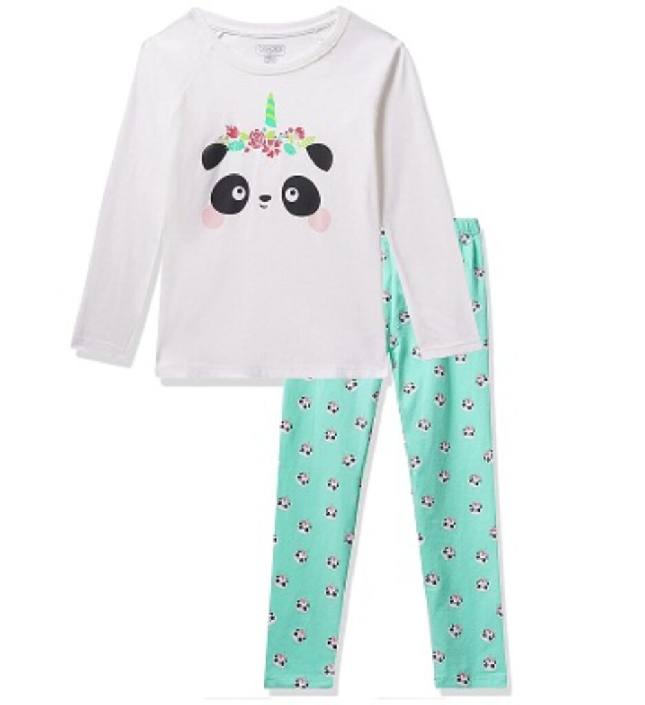 CHEROKEE KIDS Girls Cotton Pajama Set