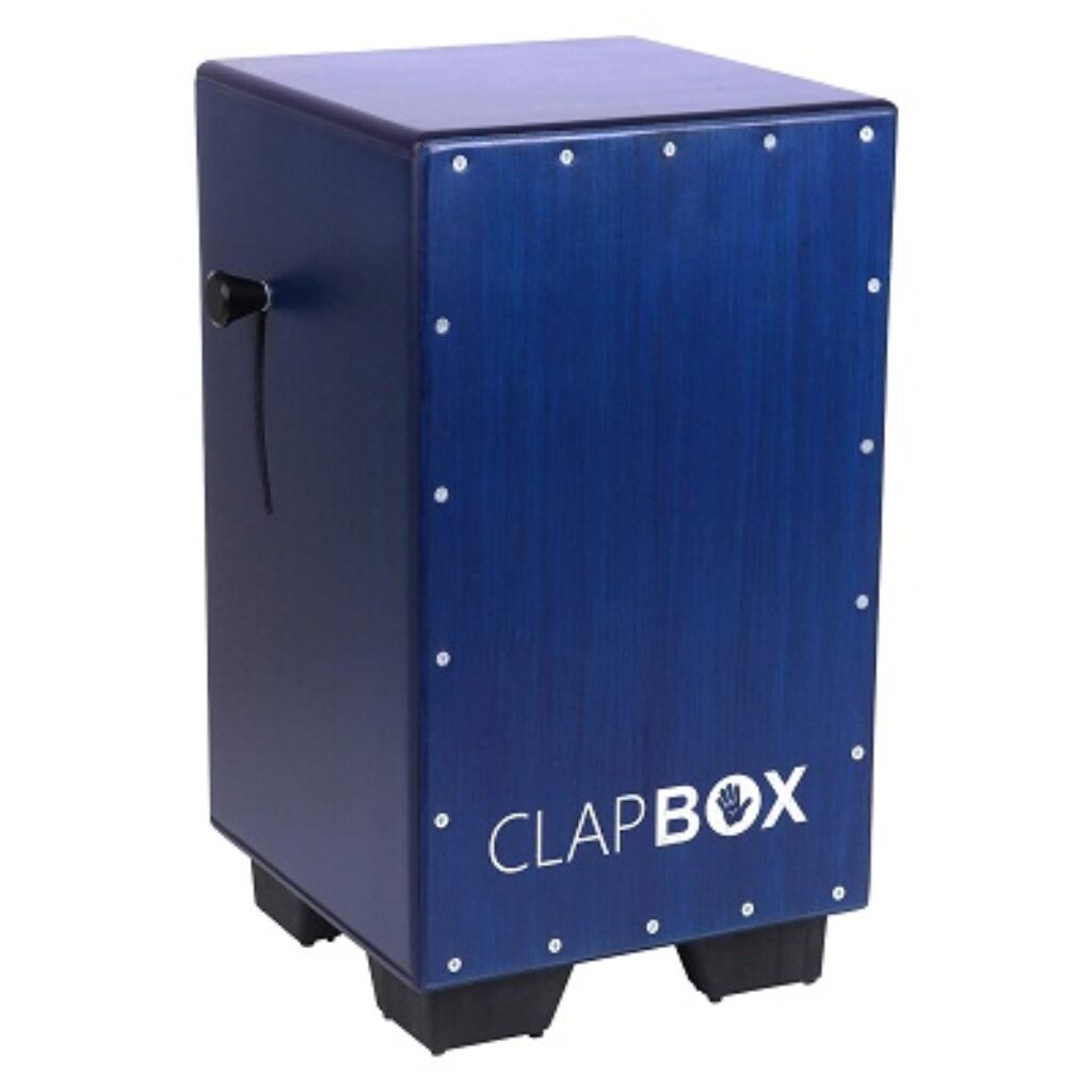 Clapbox Adjustable Snare Cajon CB40- Blue