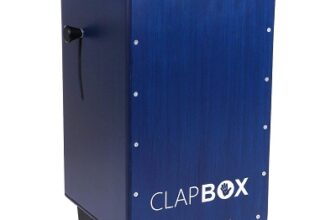 Clapbox Adjustable Snare Cajon CB40- Blue