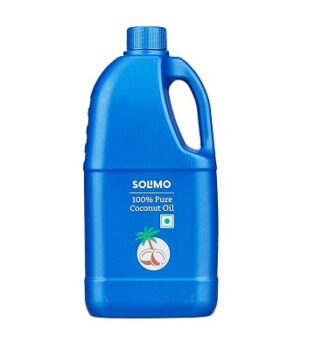 Amazon Brand - Solimo 100% Pure Coconut Oil, 1 L