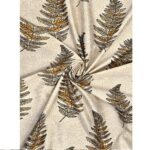 Cortina 1 Piece Leaf Design Panel Eyelet