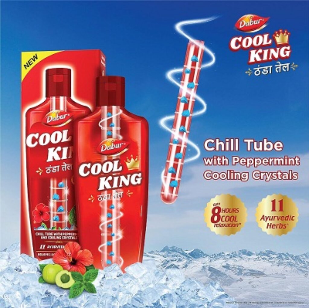 Dabur Cool King Thanda Tel - 270ml