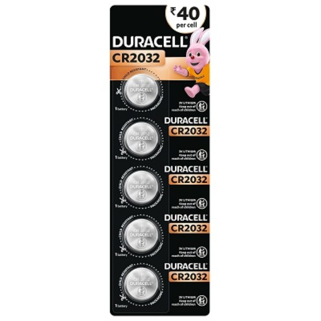 Duracell Specialty CR2032 Lithium Coin Battery 3V