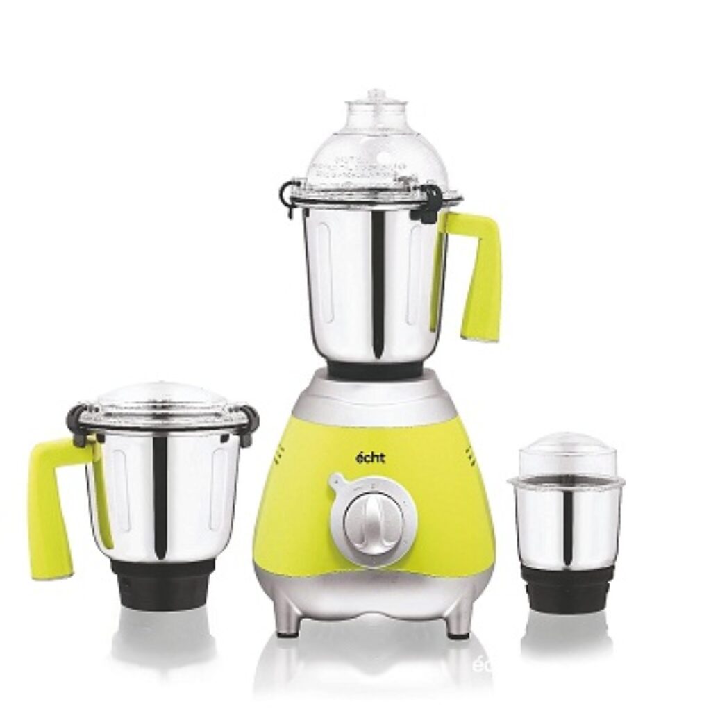 Echt GL 7S Mixer Grinder 750 Watt, 3 Stainless Steel Jars