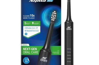 Ant Esports Alpha Pro Sonic Electric Toothbrush with 2 Brush Heads