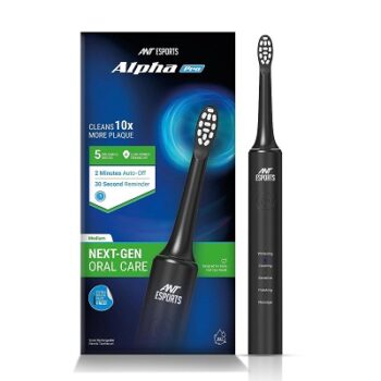 Ant Esports Alpha Pro Sonic Electric Toothbrush with 2 Brush Heads