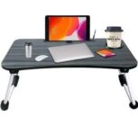 Ellics Enterprise Presents Foldable Laptop Table with Cup Holder