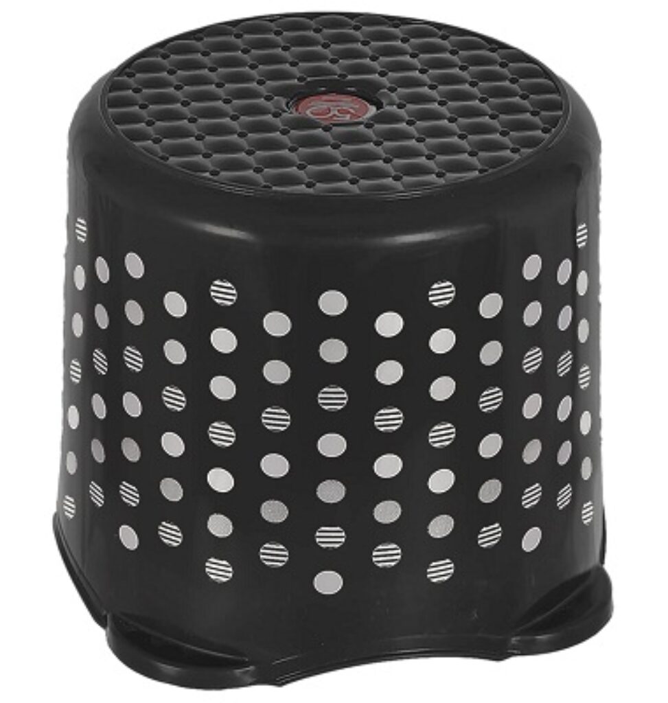 Fun Homes Comfy Stool Dot Printed Multiuses Portable