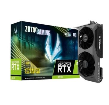 Zotac Gaming GeForce RTX 3070 Twin Edge OC LHR GDDR6 8GB 256bit PCIe 4.0 Graphics Card