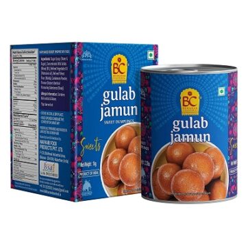 Bhikharam Chandmal Gulab Jamun Tin Sweets- Open & Eat - Indian Sweets