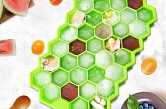 Clazkit Flexible Silicone Honeycomb 37 Cavity Ice Cube Tray