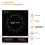 Amazon Basics 2000 Watt Induction Cooktop | 6 Single Touch preset functions