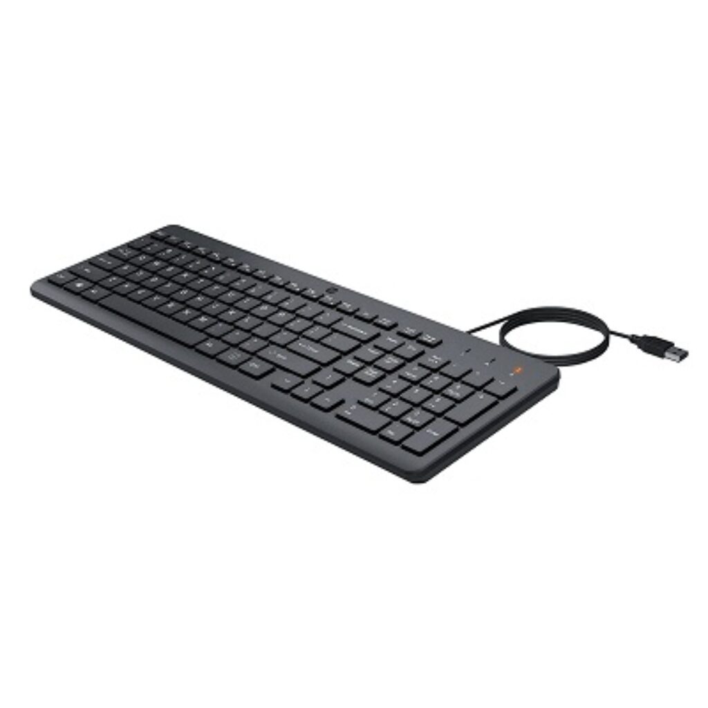 (Refurbished) HP 150 Wired Keyboard, Quick, Comfy and Ergonomically Design