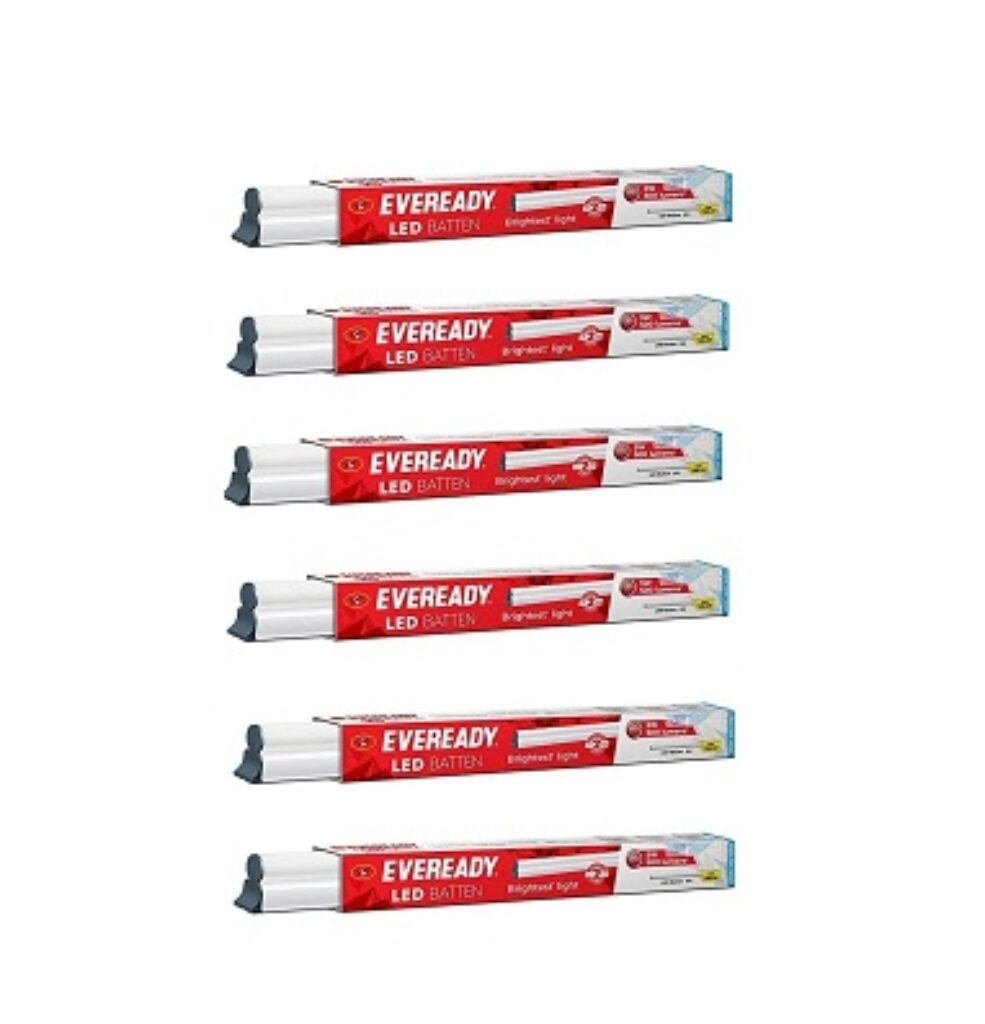 Eveready 5W LED Batten, Pack of 6