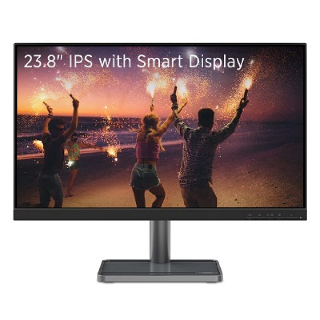 Lenovo L-Series 60.45 cm (24 inch) 1920 x 1080 Pixels FHD IPS Ultraslim Monitor