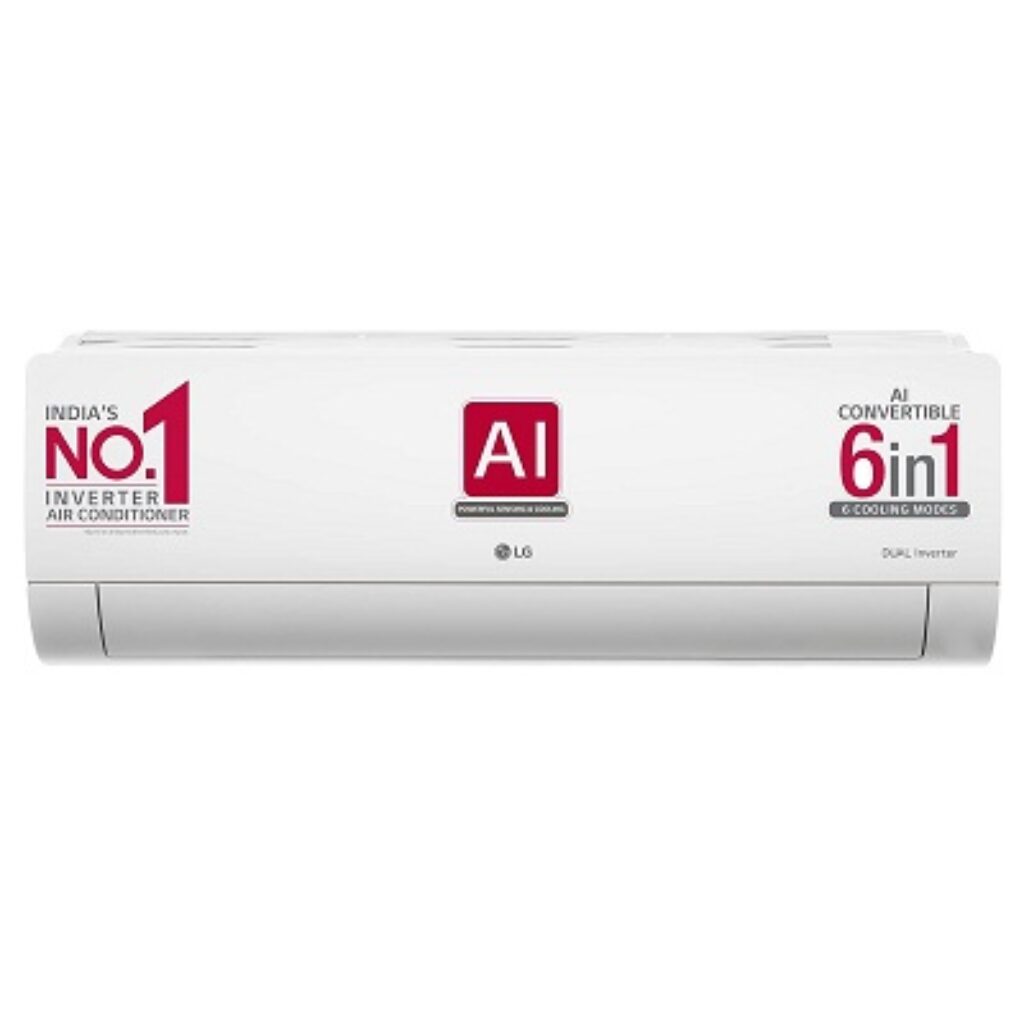 LG 1 Ton 5 Star Ai Dual Inverter Split Ac