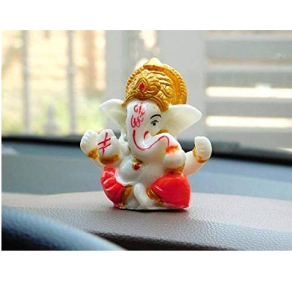 VENI SON'S Polyresin Meditating Lord Ganesha Idols for Home Decor