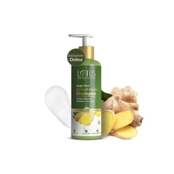 Lotus Botanicals Dandruff-Control Shampoo | Ginger Root, Tea Tree Oil