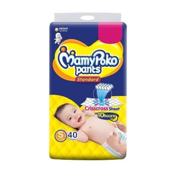 MamyPoko Pants Standard Baby Diapers, Small