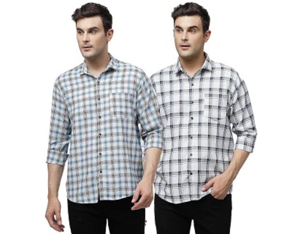 ELYYORK Men Shirt (pack of 2) upto 89% off starting From Rs.329