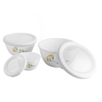 Cello Opalware Mixing Bowl Set with Premium Lid