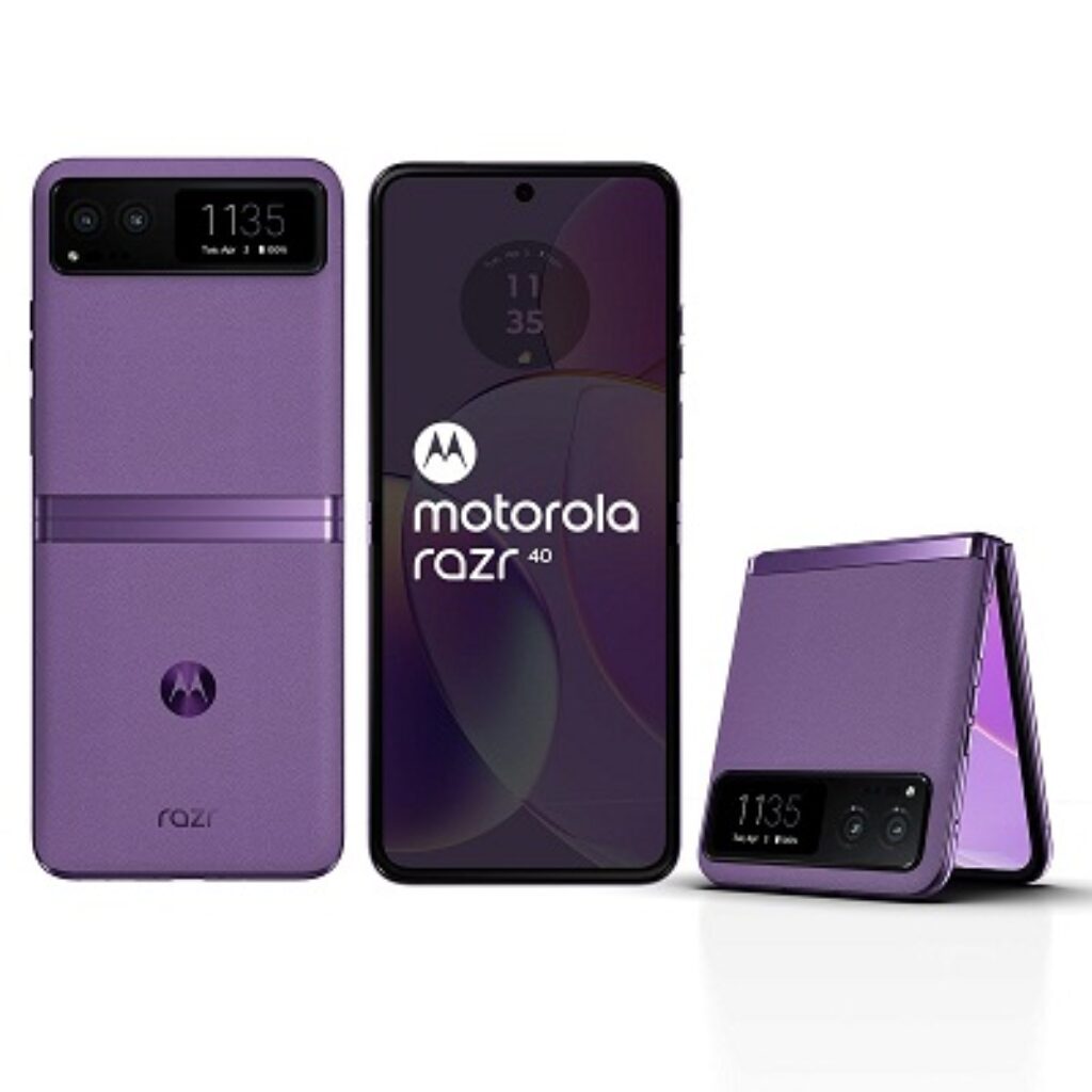 Motorola razr 40 (Summer Lilac, 8GB RAM, 256GB Storage)