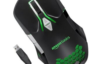 Amazon Basics Wired Gaming Mouse with Up to 6400 DPI,