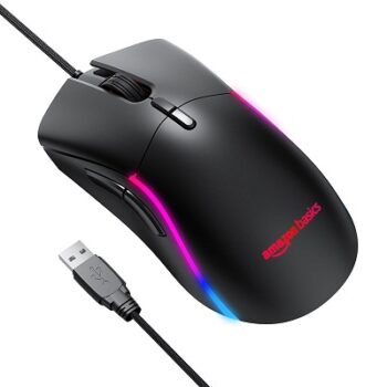 Amazon Basics Mini Ultralight Wired Gaming Mouse