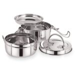 neelam Stainless Steel Two Compartment Tiffin Box