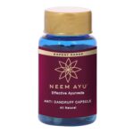 NEEM AYU Ayurvedic Anti Dandruff Capsules 60N for Dandruff free hair