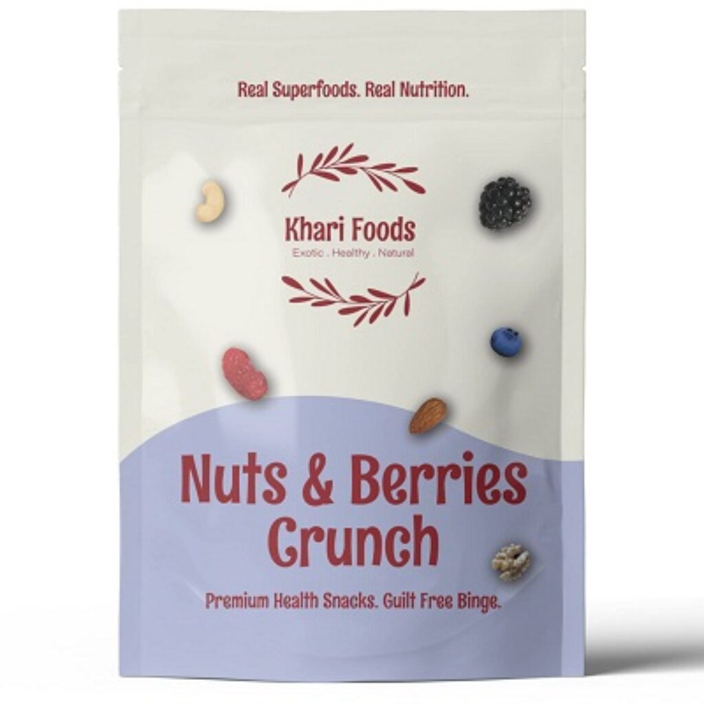 Khari Foods Air Roasted Nuts & Berries Crunch