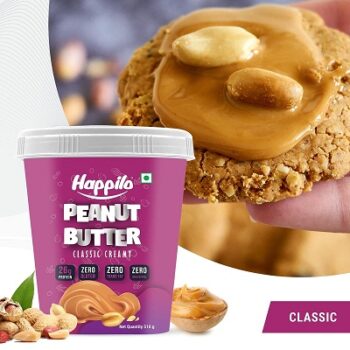 Happilo Classic Peanut Butter Creamy 500g,