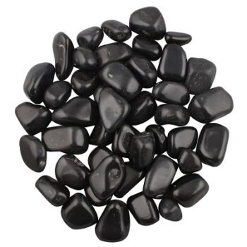 Schmick Black Pebbles for Decoration