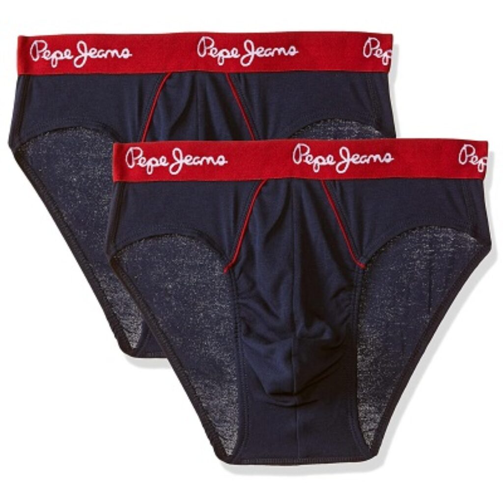 Pepe Jeans Innerwear Men's Solid Cotton Antibacterial Brief