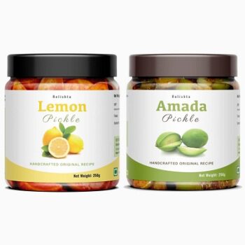 100% Natural Lemon Pickle and Amada Pickle