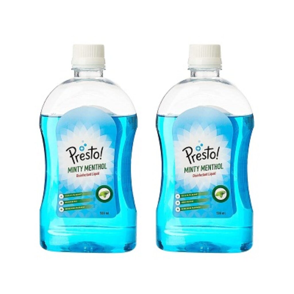 Presto! Disinfectant Liquid - Minty Blue 500 ml X 2