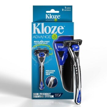 Kloze Advance 3, Shaving Razor for men with 3 Blades