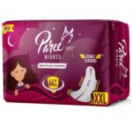 Paree Super Nights Sanitary Pads for Women (Trifold) |XXL-30 Pads