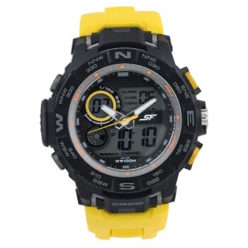 SF Neon Analog-Digital Black Dial Men's Watch