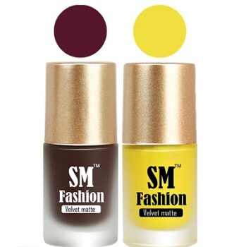 Roll over image to zoom in SM FASHION Nail Polishes, Dark Wine