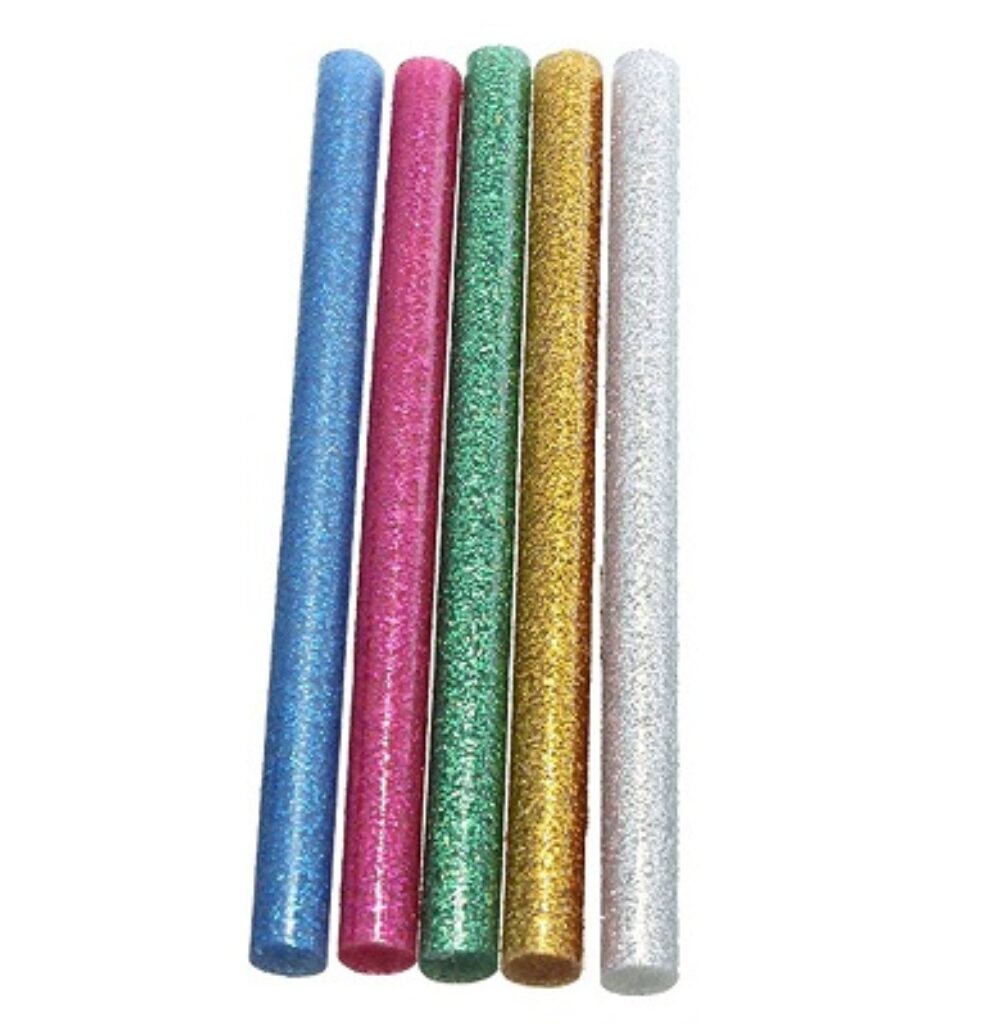 GLUN 11 mm HOT MELT Glitter Coloured Sparkle Sticks