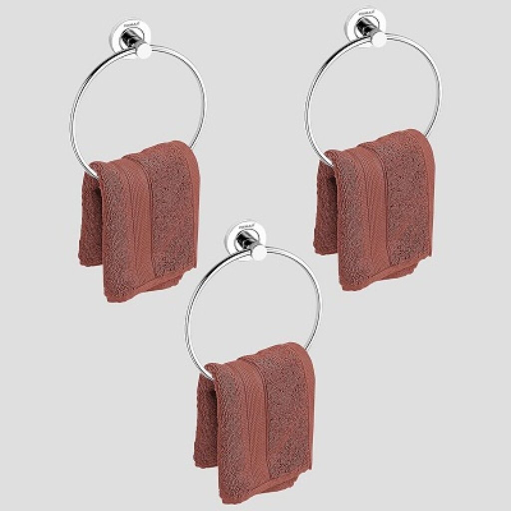 Primax Stainless Steel Towel Ring for Bathroom/Wash Basin/Napkin-Towel