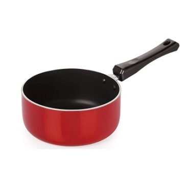 NIRLON Non Stick Food Grade Quality Aluminium Sauce Pan