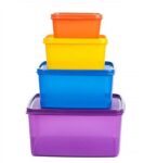 SignoraWare Fresh Tab Plastic Storage Jars Containers Set