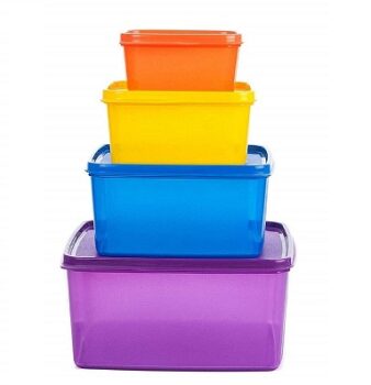 SignoraWare Fresh Tab Plastic Storage Jars Containers Set