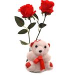 Fourwalls Valentine Special Synthetic Teddy Bear