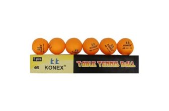 SKMT Plastic Table Tennis Ball, Size Standard Large (Orange), Durable